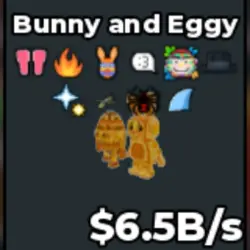 Bunny and Eggy 6.5B s (Секретный персонаж) — Roblox, лот №222241