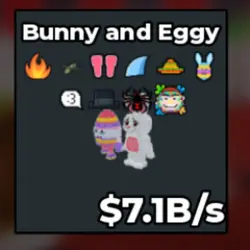 Bunny and Eggy 7.1B s (Секретный персонаж) — Roblox, лот №222244