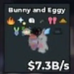 Bunny and Eggy 7.3B s Steven (Секретный персонаж) — Roblox, лот №222245