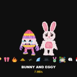 Bunny and Eggy 7.9B s (Секретный персонаж) — Roblox, лот №222246