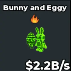 Bunny and Eggy Radioactive 2.2b (Секретный персонаж) — Roblox, лот №222251