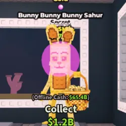 Bunny Bunny Bunny Sahur (1 Straits) [Gold] 9.5 M s (Секретн… — Roblox, лот №222256