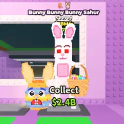 Bunny Bunny Bunny Sahur 18 M s (2 Traits) (Zombie Trait) (O… — Roblox, лот №222261