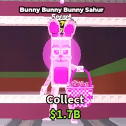 Bunny Bunny Bunny Sahur Candy Very RARE (Секретный персонаж) — Roblox, лот №222267