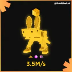 Bunny Tralala - Gold - 3.5M s (Brainrot God персонаж) — Roblox, лот №222286