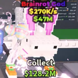 Bunny Tralala 270k s (Brainrot God персонаж) — Roblox, лот №222287