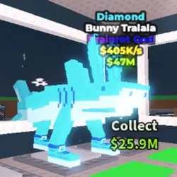 Bunny Tralala Diamond 405K s - God Easter Event 2026 (Brain… — Roblox, лот №222292