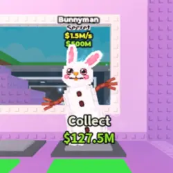 Bunnyman 1.5 M s (Секретный персонаж) — Roblox, лот №222299