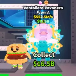 Burger Trait Ventoliero Pavonero [552M s] (Секретный персон… — Roblox, лот №222346