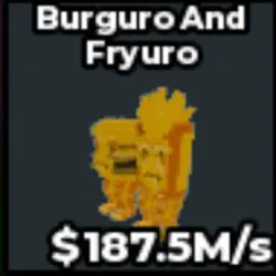 Burguro and Fryuro (Секретный персонаж) — Roblox, лот №222357