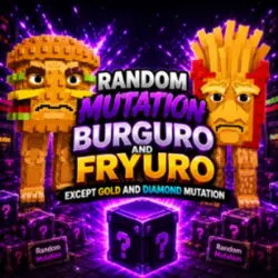 Burguro And Fryuro ( 10 Got Random Mutation Except Gold And… — Roblox, лот №222359