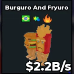 Burguro And Fryuro (f02218) (Секретный персонаж) — Roblox, лот №222365
