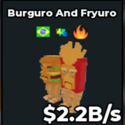 Burguro And Fryuro (f02252) (Секретный персонаж) — Roblox, лот №222366