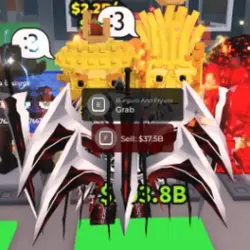 Burguro and Fryuro (Gold - 2.2B s) (Секретный персонаж) — Roblox, лот №222368