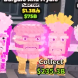Burguro and Fryuro +1B s (Секретный персонаж) — Roblox, лот №222371