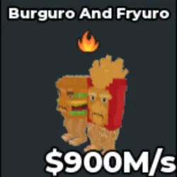 Burguro and Fryuro - 377 (Секретный персонаж) — Roblox, лот №222377