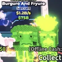 Burguro and Fryuro 1.2 B s Radioactive (Секретный персонаж) — Roblox, лот №222384
