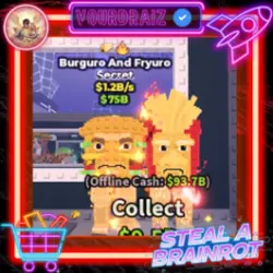 Burguro and Fryuro 1.2B s with Fire Traits (Секретный персо… — Roblox, лот №222387