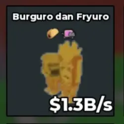 Burguro and Fryuro 1.3B s # (Секретный персонаж) — Roblox, лот №222388