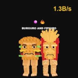 Burguro And Fryuro 1.3B s #Sha (Секретный персонаж) — Roblox, лот №222390