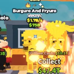 Burguro and Fryuro 1.7 B s (Секретный персонаж) — Roblox, лот №222341