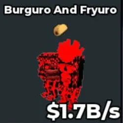 Burguro and Fryuro 1.7B s (Секретный персонаж) — Roblox, лот №222342
