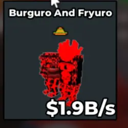 Burguro And Fryuro 1.9B s (Секретный персонаж) — Roblox, лот №222344