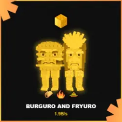 Burguro And Fryuro 1.9B s Gold (Секретный персонаж) — Roblox, лот №222396