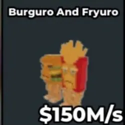 Burguro and Fryuro 125M s And Cheaps (Секретный персонаж) — Roblox, лот №222398