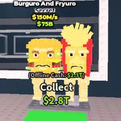 Burguro And Fryuro 150M s (Секретный персонаж) — Roblox, лот №222401