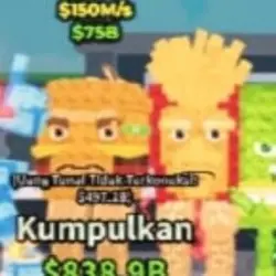 burguro and fryuro 150m s material fuse (Секретный персонаж) — Roblox, лот №222402