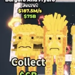 Burguro and Fryuro 187,5M s GOLD (Секретный персонаж) — Roblox, лот №222404