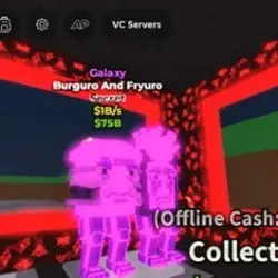 Burguro and Fryuro 1b galaxy (Секретный персонаж) — Roblox, лот №222406