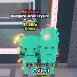 Burguro and Fryuro 1B7 s (Секретный персонаж) — Roblox, лот №222408