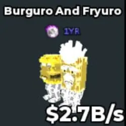 Burguro and Fryuro 2,7B s (Секретный персонаж) — Roblox, лот №222411