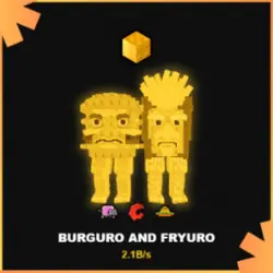 Burguro And Fryuro 2.1B s Gold (Секретный персонаж) — Roblox, лот №222416