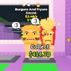 Burguro and Fryuro 2.4 B s (4 TRAITS) (Секретный персонаж) — Roblox, лот №222422