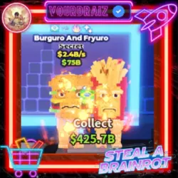 Burguro and Fryuro 2.4B s ALL GOOD TRAITS (Секретный персон… — Roblox, лот №222424