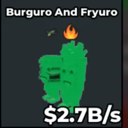 Burguro And Fryuro 2.7 B s (Секретный персонаж) — Roblox, лот №222426