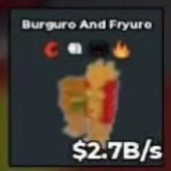 Burguro and Fryuro 2.7B s with 4 Trait RAF (Секретный персо… — Roblox, лот №222428