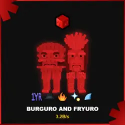 Burguro And Fryuro 3.2B s Bloodrot (Секретный персонаж) — Roblox, лот №222439