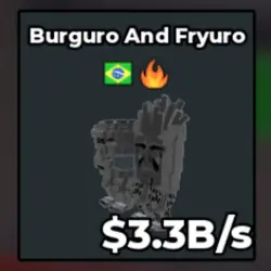 Burguro and Fryuro 3.3B s (Секретный персонаж) — Roblox, лот №222440