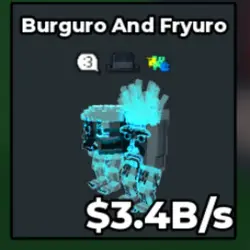 Burguro and Fryuro 3.4B s (Секретный персонаж) — Roblox, лот №222442
