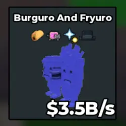 Burguro and Fryuro 3.5B s (Секретный персонаж) — Roblox, лот №222443