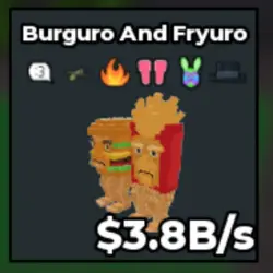 Burguro and Fryuro 3.8B s (Секретный персонаж) — Roblox, лот №222450
