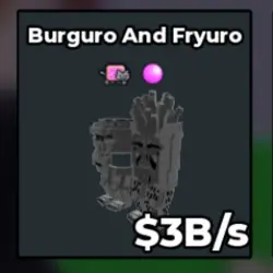 Burguro and Fryuro 3B s (Секретный персонаж) — Roblox, лот №222452