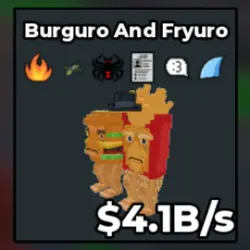 Burguro and Fryuro 4.1B s (Секретный персонаж) — Roblox, лот №222453