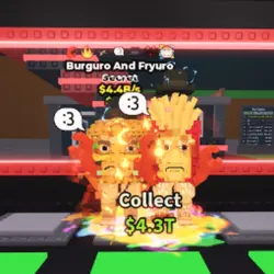 Burguro and Fryuro 4.4B s (Секретный персонаж) — Roblox, лот №222455