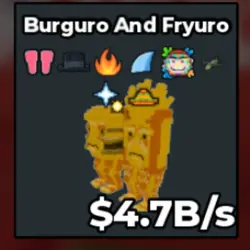 Burguro and Fryuro 4.7B s (Секретный персонаж) — Roblox, лот №222459
