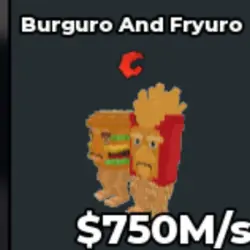 Burguro and Fryuro 495 (Секретный персонаж) — Roblox, лот №222464